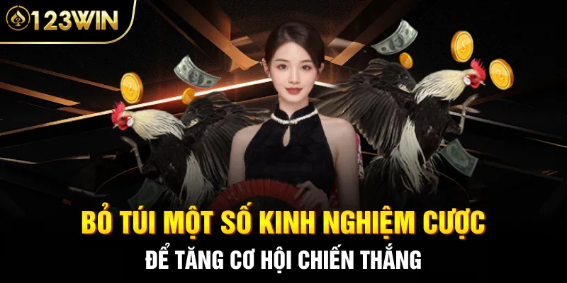 Bỏ túi một số kinh nghiệm cược để tăng cơ hội chiến thắng