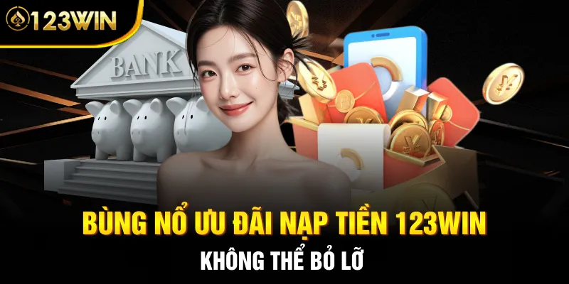 Bùng nổ ưu đãi nạp tiền 123WIN không thể bỏ lỡ