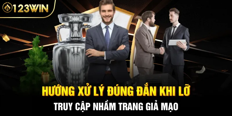 Hướng xử lý đúng đắn khi lỡ truy cập nhầm trang giả mạo