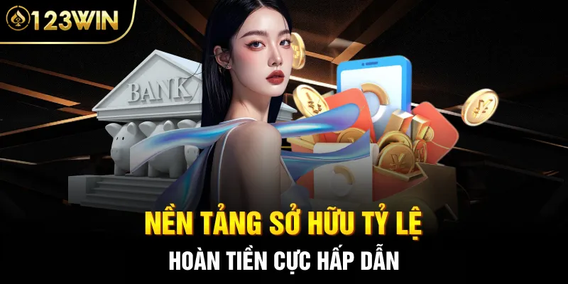 Nền tảng sở hữu tỷ lệ hoàn tiền cực hấp dẫn