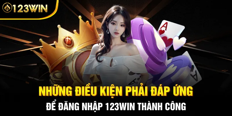 Những điều kiện phải đáp ứng để đăng nhập 123WIN thành công