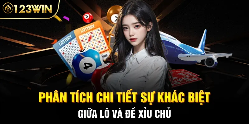 Phân tích chi tiết sự khác biệt giữa lô và đề xỉu chủ