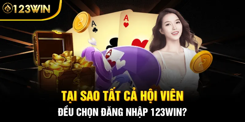 Tại sao tất cả hội viên đều chọn đăng nhập 123WIN?