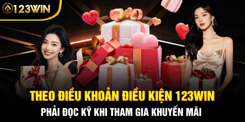 Theo điều khoản điều kiện 123WIN phải đọc kỹ khi tham gia khuyến mãi